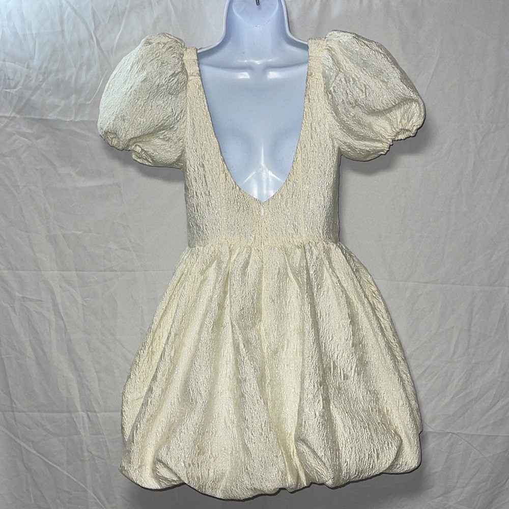 Sister Jane Puff Sleeve Mini Dress Size Small - Picture 7 of 12
